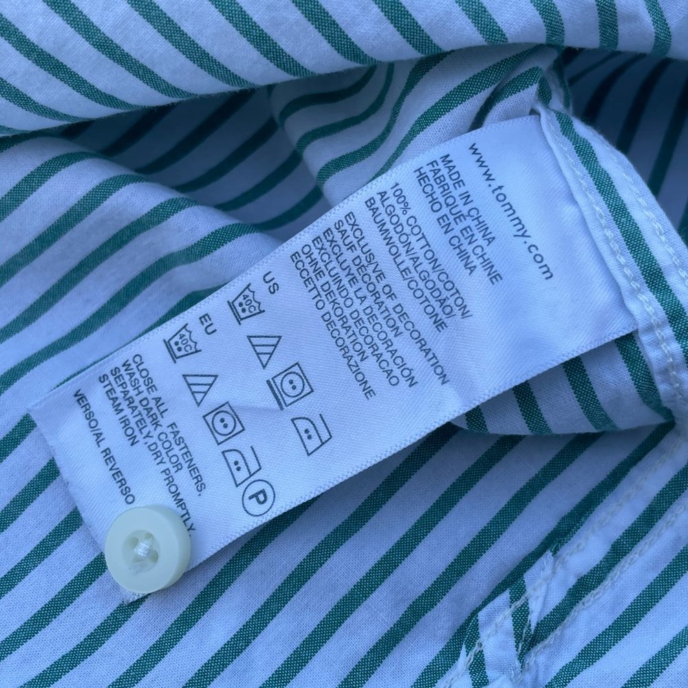 Tommy Hilfiger Men Casual Shirt Long Sleeve Collar - Picture 7 of 7